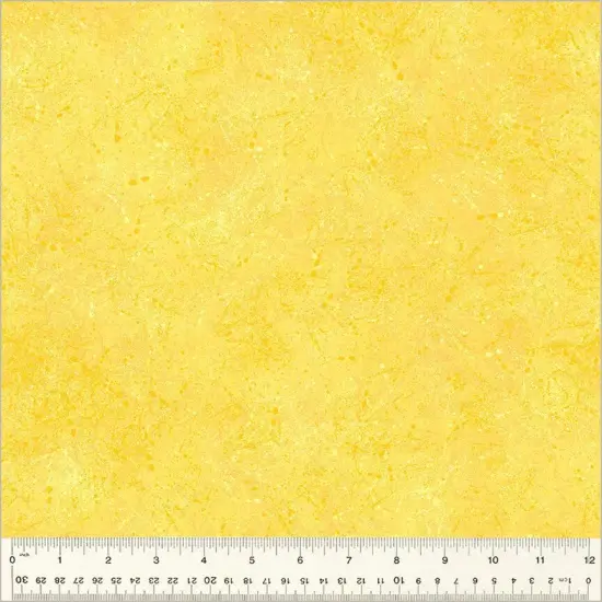 Yellow Noteworthy Splatter 44"/45 Fabric Per Yard {1}