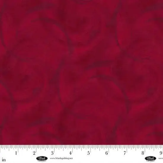 Spin Flannel 108" Satin Moon Designs Red Cotton Wideback Fabric per yard {1}
