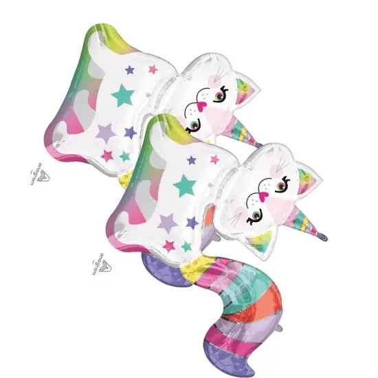 31" Caticorn Foil Balloon Magical Party Decoration {5}