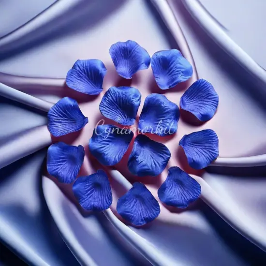 Blue Rose Petals 2000 PCS Fake Rose Petals for Wedding,Engagement, Proposal, Artificial Flower Petals for Valentine&rsquo;s Day, Romantic Night, Party, Flower Decorations {2}