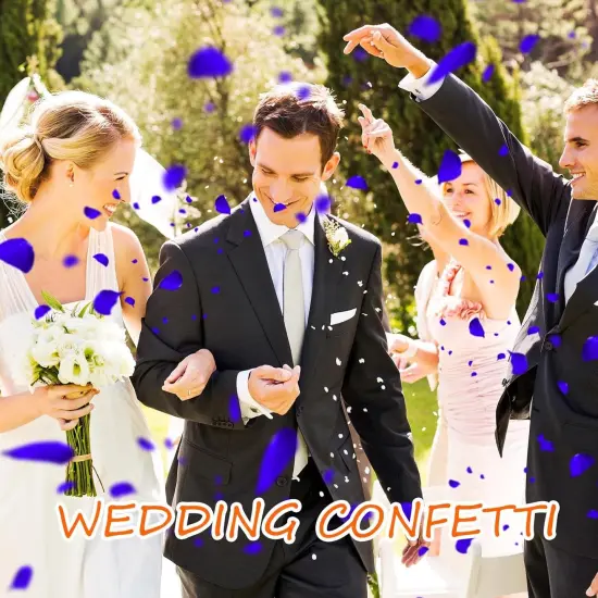 Dried Real Rose Petals, Natural Preserved Dry Flower Petals for Wedding Party Dinner Table Decor, Romantic Night for Her Set {2}