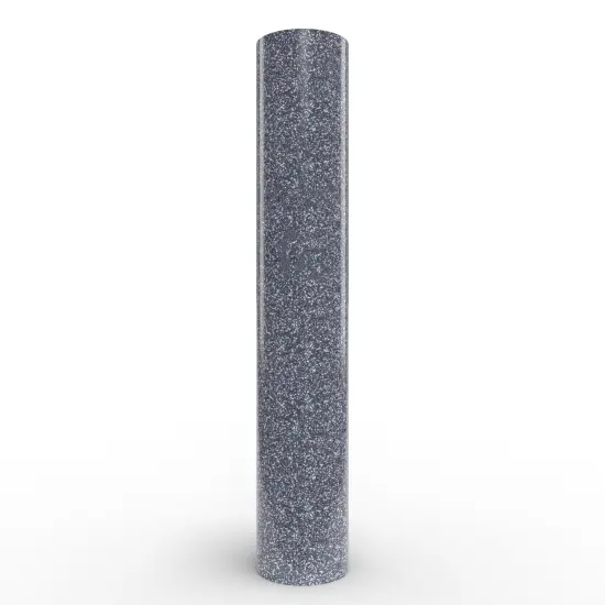 Siser&reg; Glitter Heat Transfer Vinyl, 11.8" x 60" Black Silver {1}