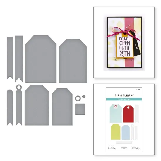Spellbinders Etched Dies By Lisa Horton-Essential Tags {5}