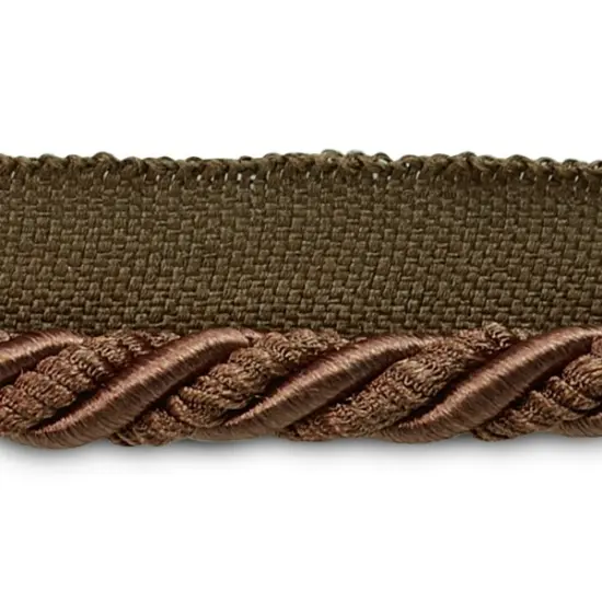 5 yards of Helena 3/8" Decorative Lip Cord Trim | 5 yard cut Chocolate {1}