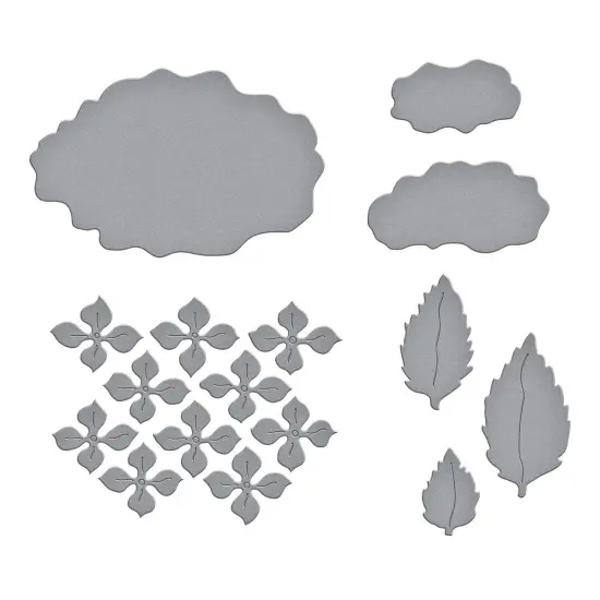 Spellbinders Etched Dies By Susan Tierney-Cockburn-Hydrangea {3}