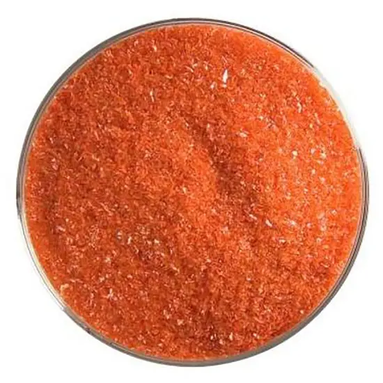 Bullseye Fusible Tomato Red Opal Glass Frit 5oz Jar - 90 COE - #0024 {2}