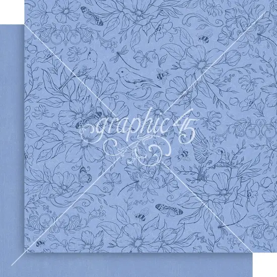 Graphic 45 Collection Pack 12"X12"-Patterns & Solids, Spring Is In The Air {7}
