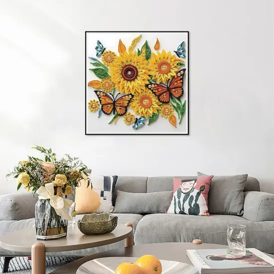 Diamond Painting Kits for Adults Sunflower {4}