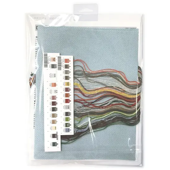 Dimensions Counted Cross Stitch Kit 18"X6"-Winter Farm {4}