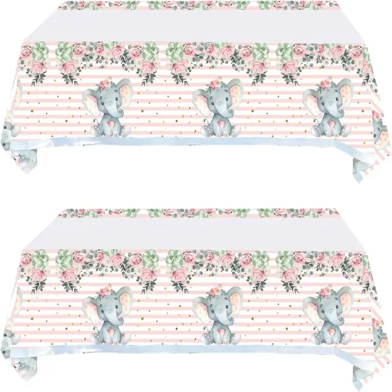 2 Pcs Baby Shower Table Cover {1}