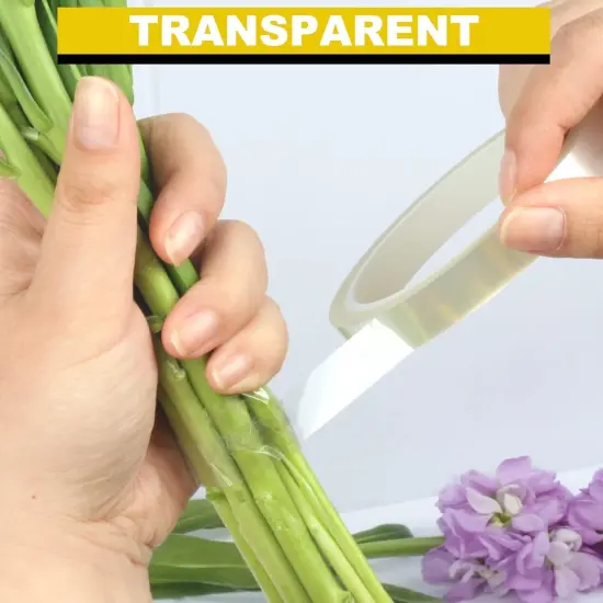 4Packs Clear Floral Tape - 1/4 inches Wide Floral Vase Tape {2}