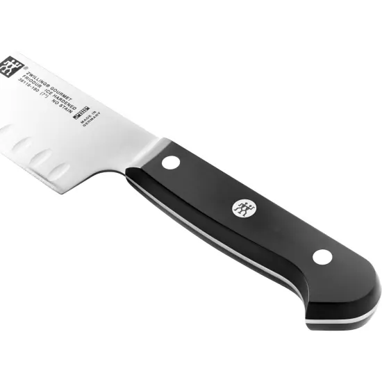 ZWILLING Gourmet 7-inch Hollow Edge Santoku Knife {3}