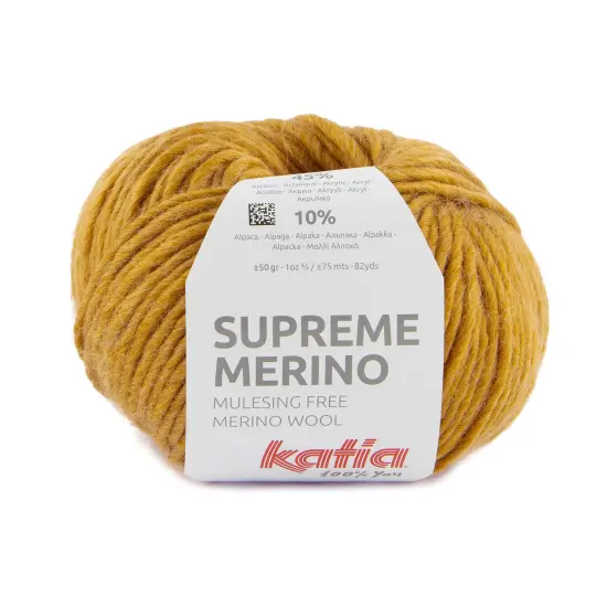 Katia Supreme Merino Wool Alpaca Blended Yarn Gold {1}