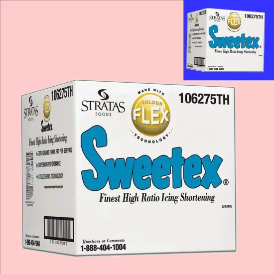 Sweetex Golden Flex High Ratio Cake & Icing Shortening 3 lb {1}