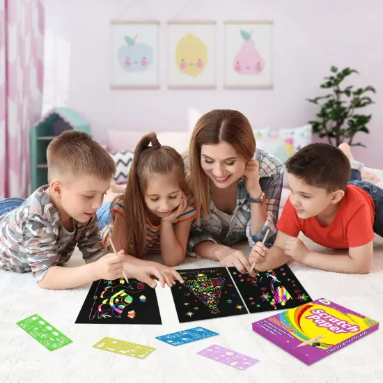 Scratch Rainbow Art Paper Set {4}