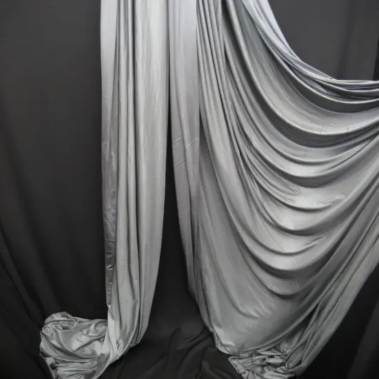 1 Yard Low Stretch Gray Polyester Fabric For Aerial Silks Hammocks Backdrops Crafts 108&Prime;-120&Prime; Wide {1}