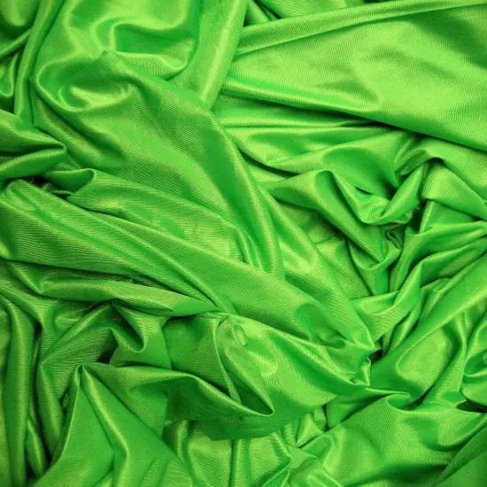 1 Yard Low Stretch Lime Green Tricot Polyester Fabric For Aerial Silks Hammocks Backdrops Crafts 108&Prime;-120&Prime; Width {2}