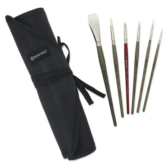 Escoda Signature Ali Cavanaugh Synthetic Brushes - Series 8625, Assorted, Set of 6, Short Handle {1}