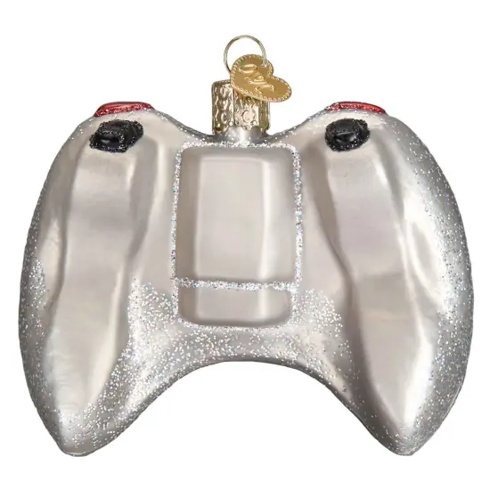 Old World Christmas 3.0 Inch Video Game Controller Christmas Tree Ornament , Entertainment White {2}
