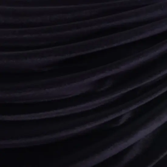 1 Yard Jet Black Elastic Velvet Fabric Luxuriously Soft Draping Material for Fashion Costumes and Home Decor 58/60 Inch Width {1}