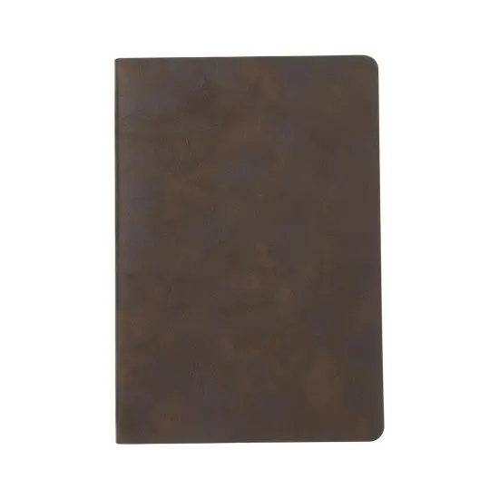 Craft Express 2 Pack Brown Engraving Vegan Leather Notebooks {2}