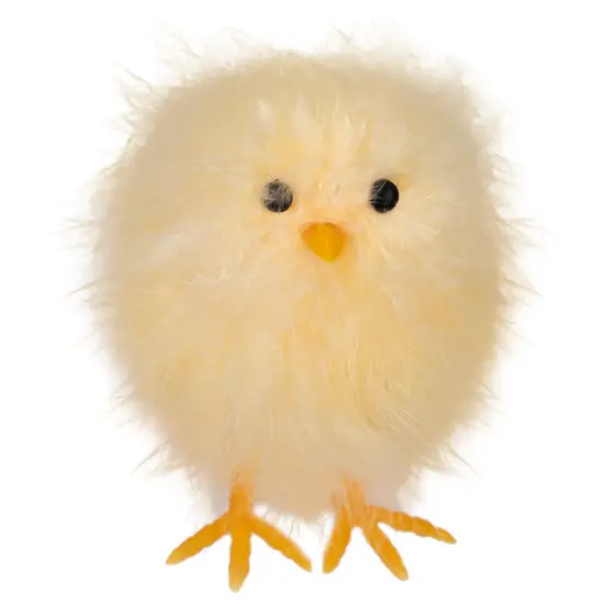 Northlight Fuzzy Easter Baby Chick Decorations - 3.25" - Set of 3 Yellow {7}