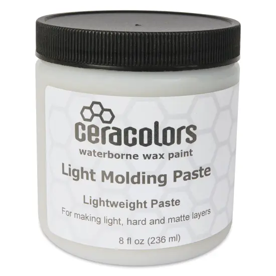 Ceracolors Waterborne Wax Paint Light Molding Paste, 236 ml Jar {1}