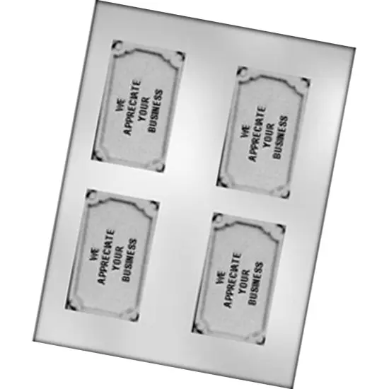 We Appreciate Your Business Chocolate Mold {4}