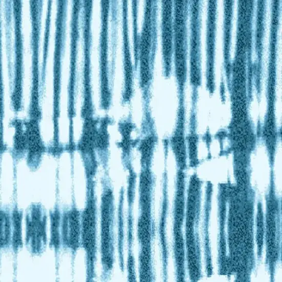 Green Shibori Tie-Dye Teal Cotton 44"/45" Fabric Per Yard {1}