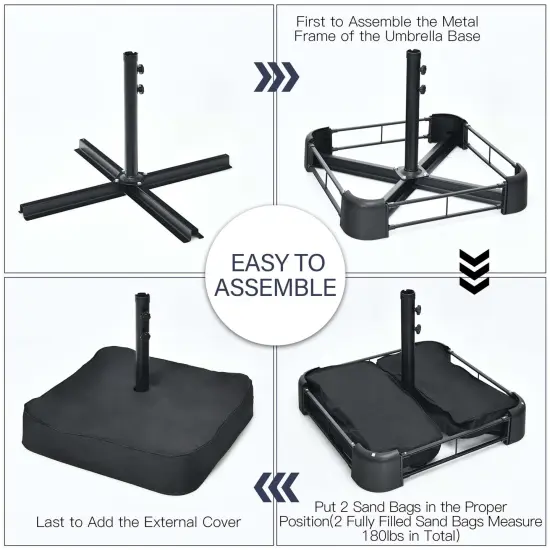 15FT Double-Sided Twin Patio Umbrella Sun Shade Outdoor Crank Market Base Beige/Coffee/Grey/Orange/Navy/Turquoise/Wine {6}