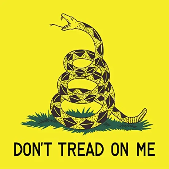 Don't Tread on Me Edible Cake topper fit 1/4 sheet cake or larger {1}
