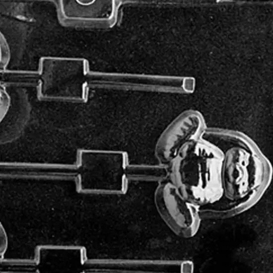 Small Flop Eared Bunny Lolly Chocolate Mold {3}