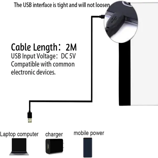 59 Pcs Diamond Painting A4 LED Light Pad Kit, 5D Diamond Painting Accessories Tool Kit Full Drill for Adults and Kids, Supplies Includes Storage Case, Pens,Stand,Pad Board {3}