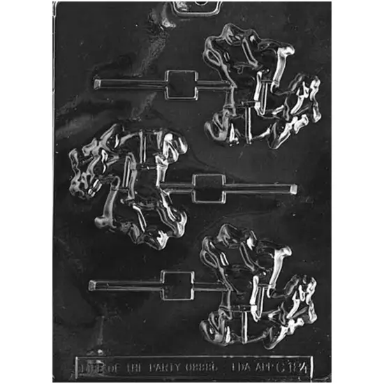 Festive Reindeer Lollipop Chocolate Mold {1}