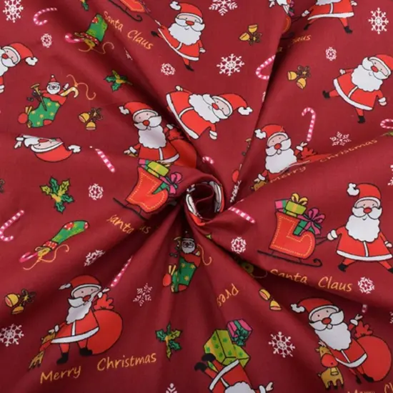 8PCS Christmas Cotton Fabric Squares - 20" x 20" {4}