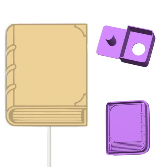 Book W Stamp Cake Pop Mold {1}