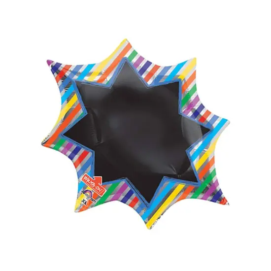 Anagram&reg; 35 Inch Multi Stripe Burst Balloon {2}