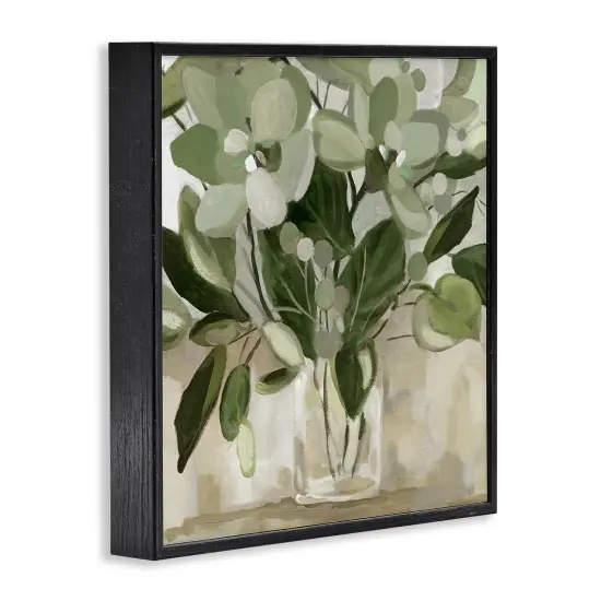 Stupell Industries Green Flower & Vines Bouquet Framed Giclee By Carol Robinson {3}