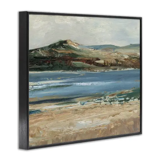 Stupell Industries Calm Riverbank Landscape Framed Giclee By Ethan Harper {3}