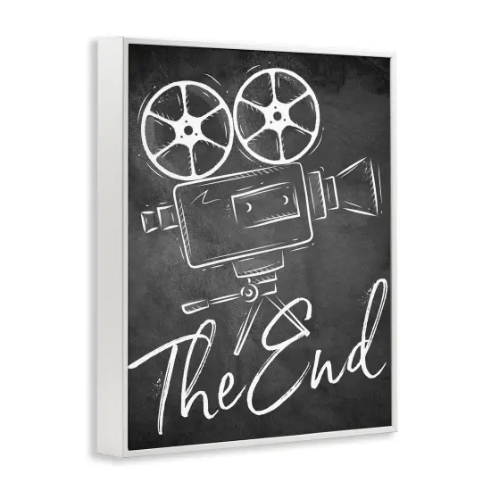 Stupell Industries Vintage Movie Camera Framed Giclee By Kim Allen {3}