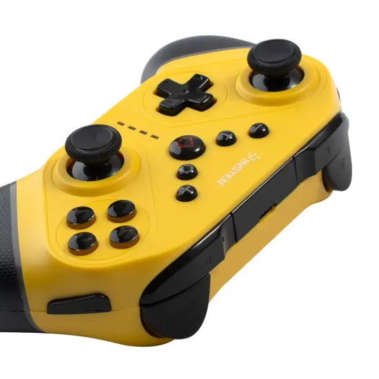 Wireless Controller for Nintendo Switch, OLED Model, Switch Lite, with Programmable Buttons, Gyro Axis, Vibration, Turbo, Yellow {6}