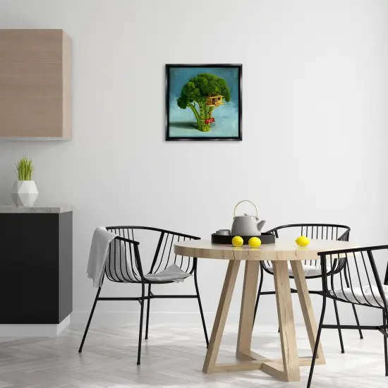 Stupell Industries Vegan Only Broccoli Treehouse Floating Frame By Lucia Heffernan {2}