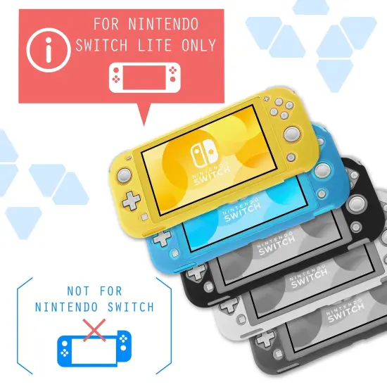Protective Silicone Case for Switch Lite, Insten Soft Skin Rubber Gel Full Body Grip Cover [Shockproof Anti-Scratch Non-Slip] Compatible with Nintendo Switch Lite 2019 Console, Yellow {6}