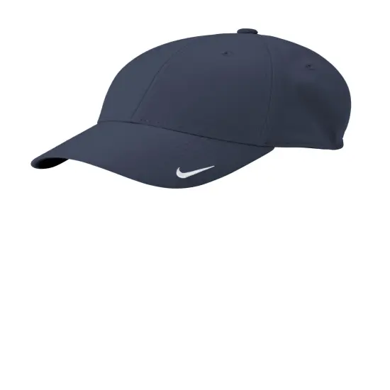 Nike&reg; Dri FIT Legacy Cap Moisture Wicking Adjustable Sports Hat with Classic Style Navy {1}