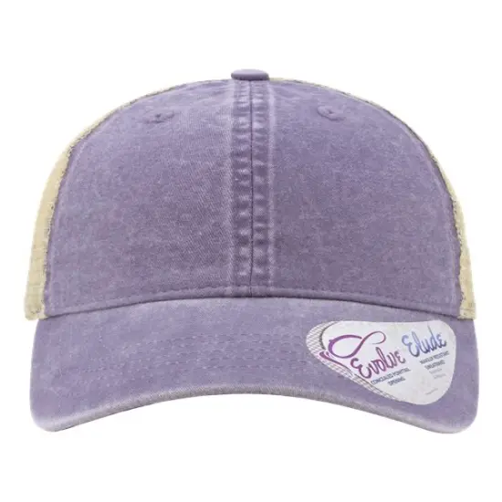 Infinity Her&reg; Women's Washed Mesh Back Cap Violet/Floral/Khaki {1}