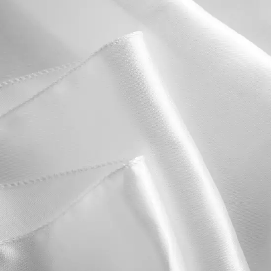 10-Pack White Satin Table Runners for Rectangular and Round Tables, Weddings, Baby Showers, Birthday Parties, Banquets, Events Decorations (White, 108.2x11.8 in) {7}