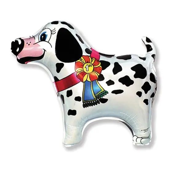 Super Dalmatian Foil Balloon Unique Shape 27" Dog Party Theme {1}