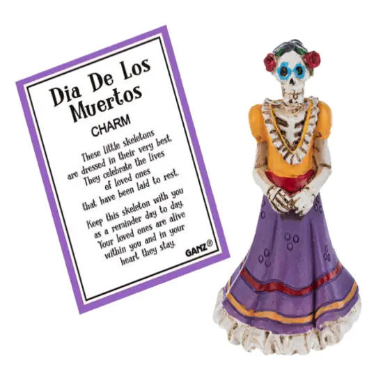 Sugar Skull Charm - Man {3}