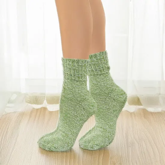 Wrapables Women's Wool Blend Frosted Winter Quarter Socks (Set of 5) {3}