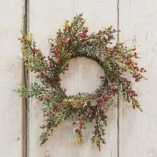 Red Pepperberry & Cedar Ring 3.5" {2}